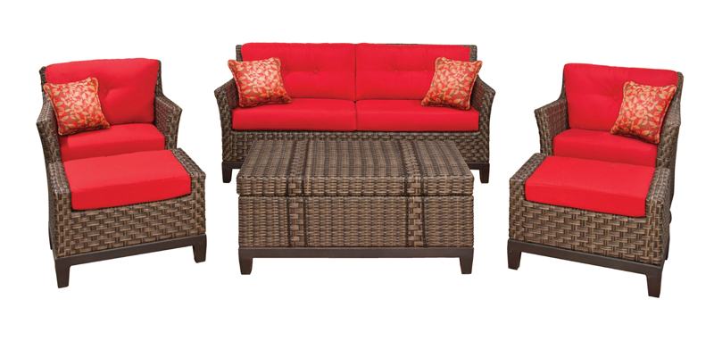 Metro 6-piece Outdoor Seating Group and Montero 4-piece Outdoor Seating Group